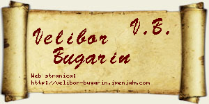 Velibor Bugarin vizit kartica
